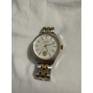 VERSUS Versace Colonne 45mm Gold/Silver Tone Stainless Steel Case,...